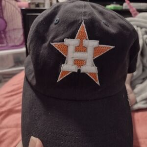 Authentic Genuine Merchandise Houston Astros Black Cap